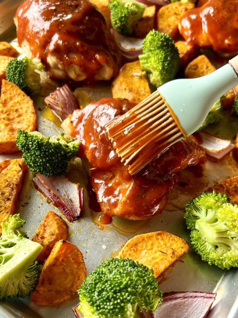 BBQ Chicken Sheet Pan Dinner