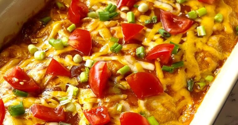 Beef Enchilada Casserole (Small Family Recipe)