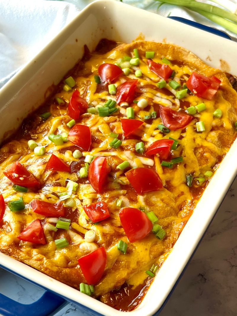 Beef Enchilada Casserole (Small Family Recipe)