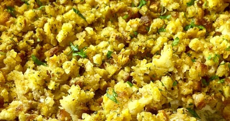 Chicken Stuffing Casserole (no canned soup)