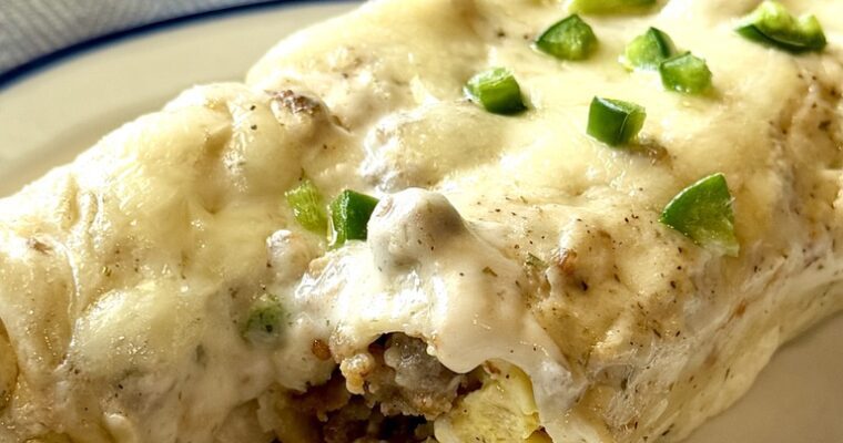 Country Gravy Breakfast Enchiladas