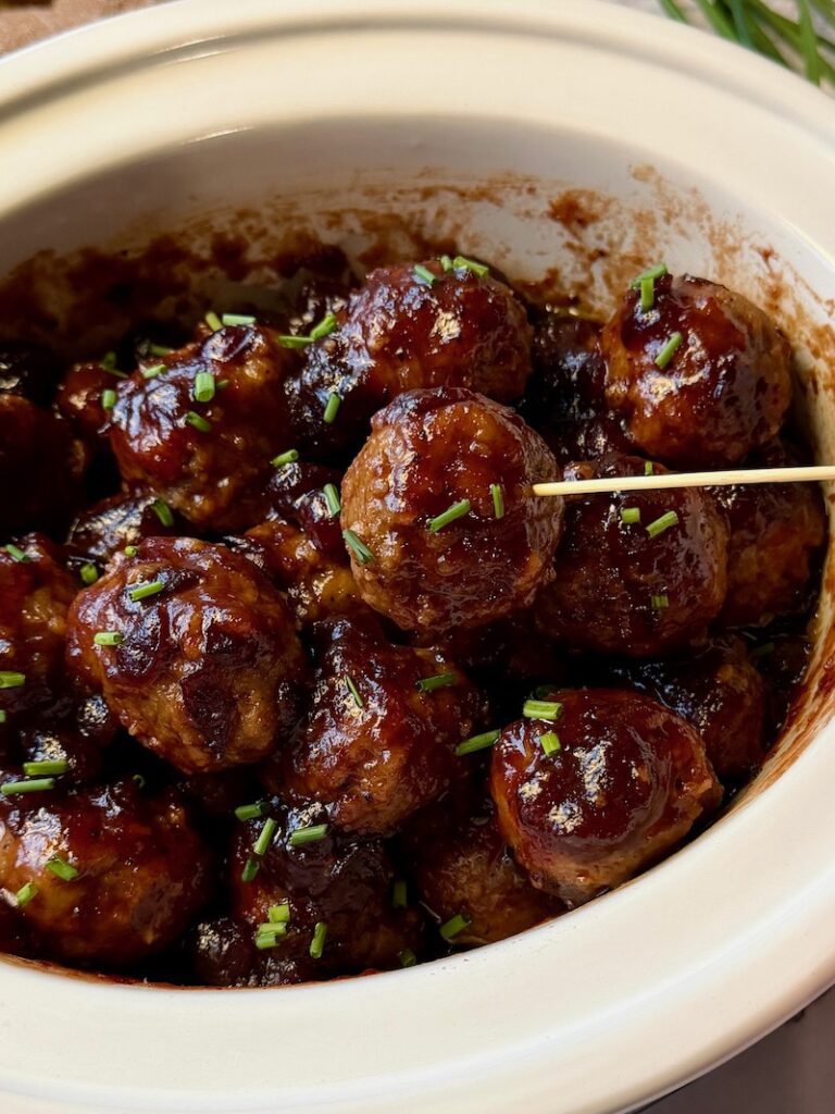 Slow Cooker Cranberry Meatballs
