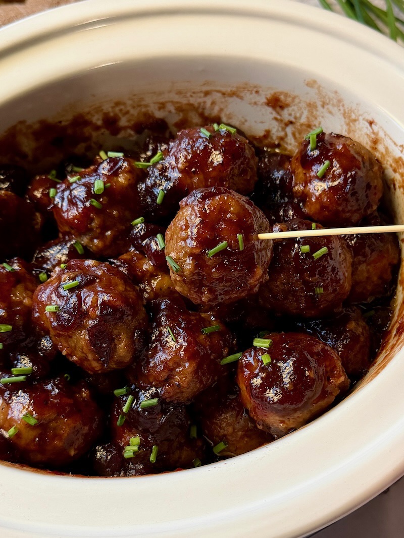 Slow Cooker Cranberry Meatballs