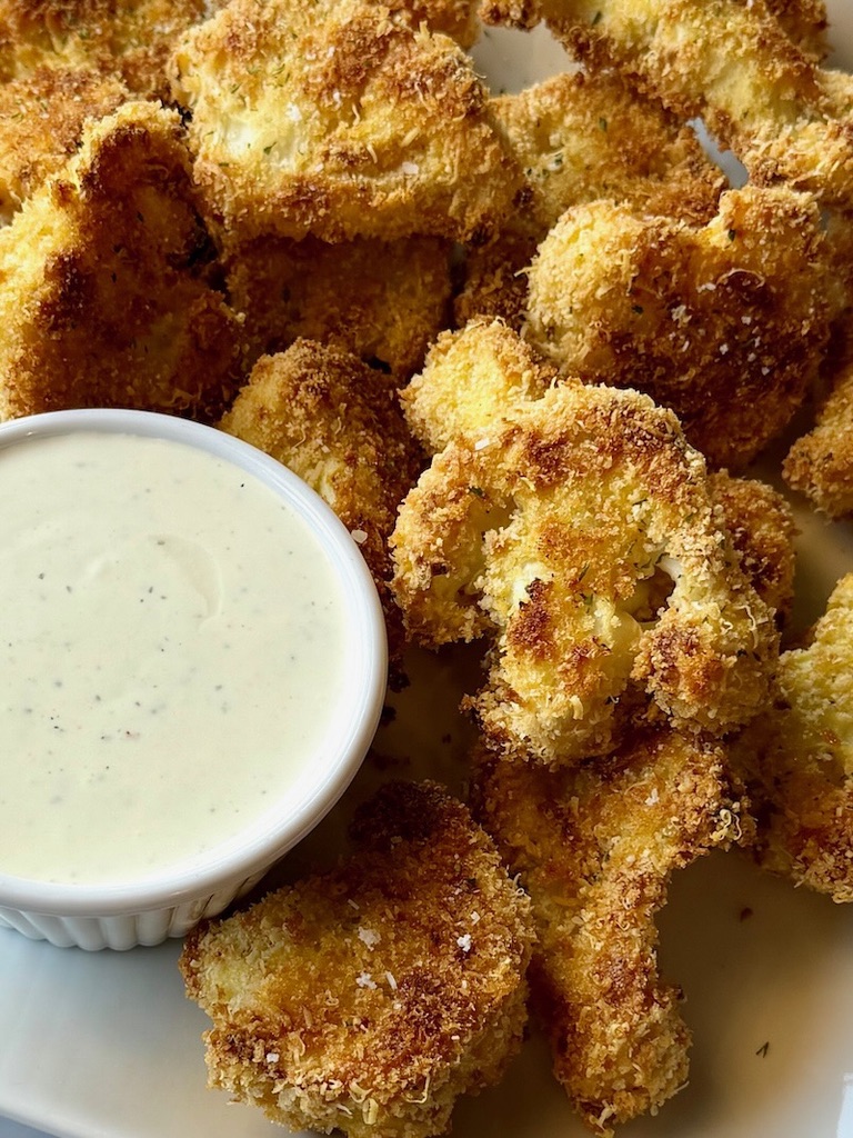 Crunchy Parmesan Roasted Cauliflower