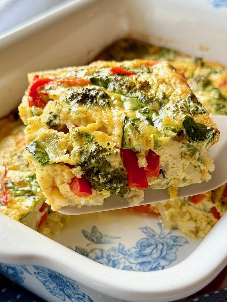 Veggie Breakfast Casserole (Healthy and Make-Ahead)