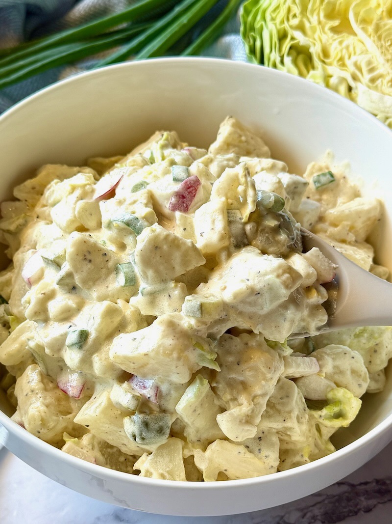 Irish Potato Salad With Cabbage
