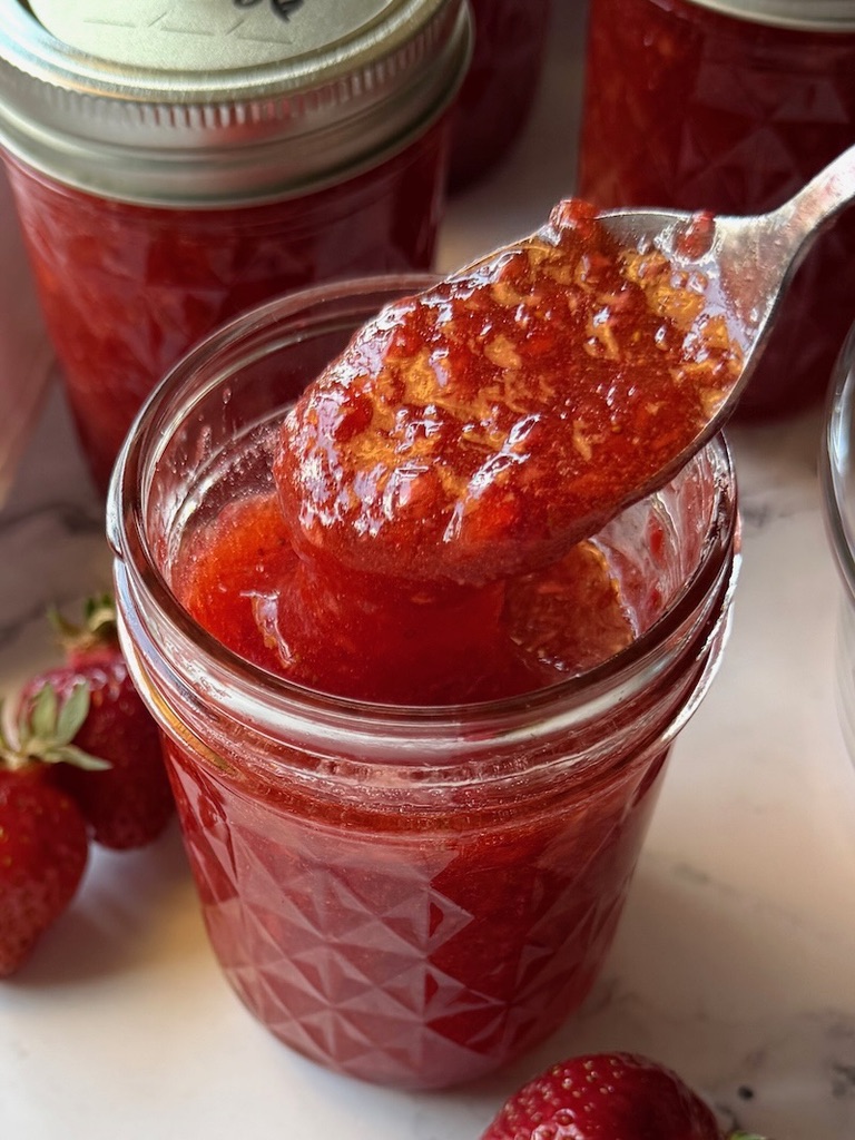 Mom-Inspired Strawberry Freezer Jam (Without Canning)