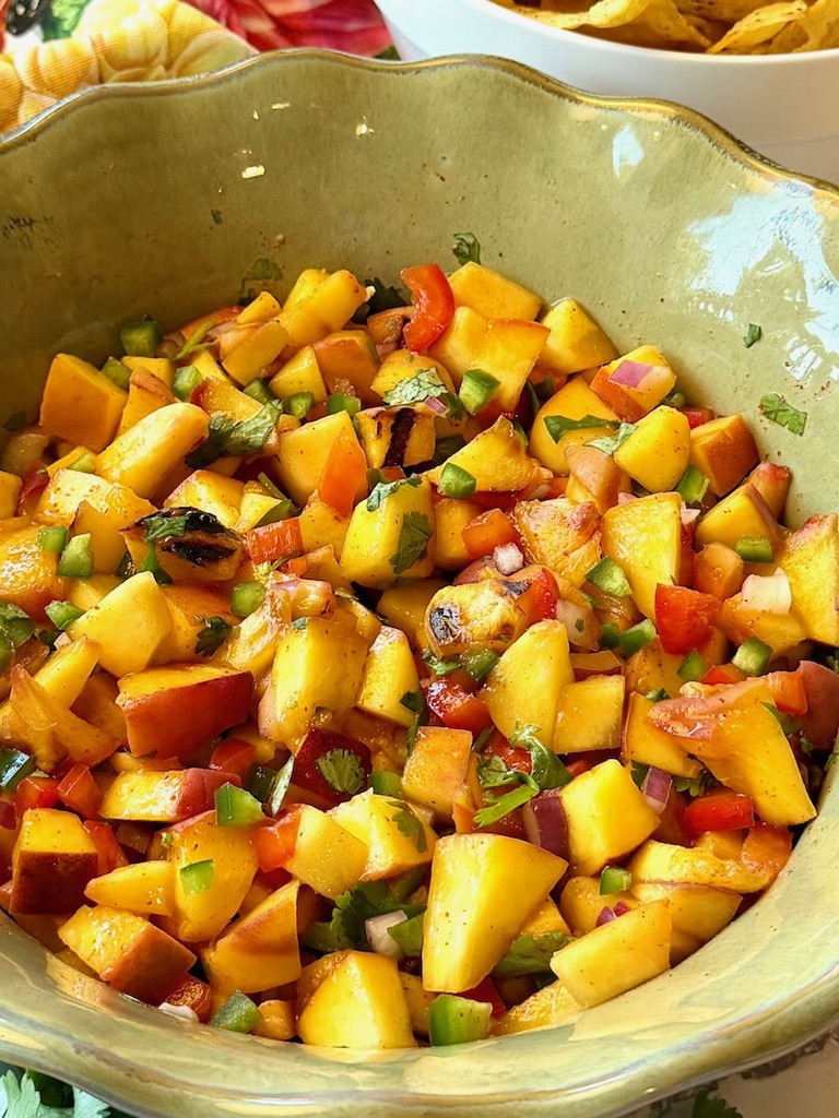 Grilled Peach Salsa