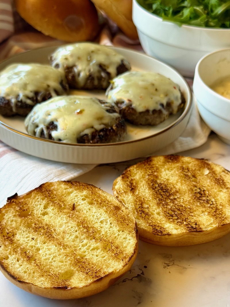 Toasted buns